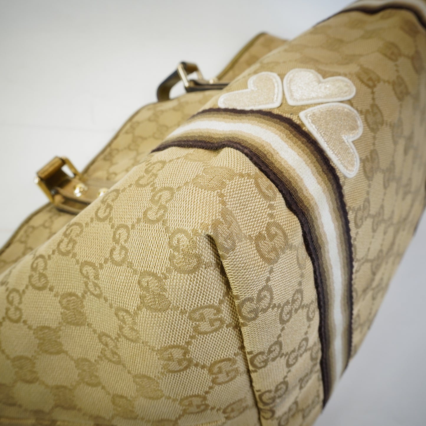 Gucci GG Canvas Jolicoeur Tote GHW Medium