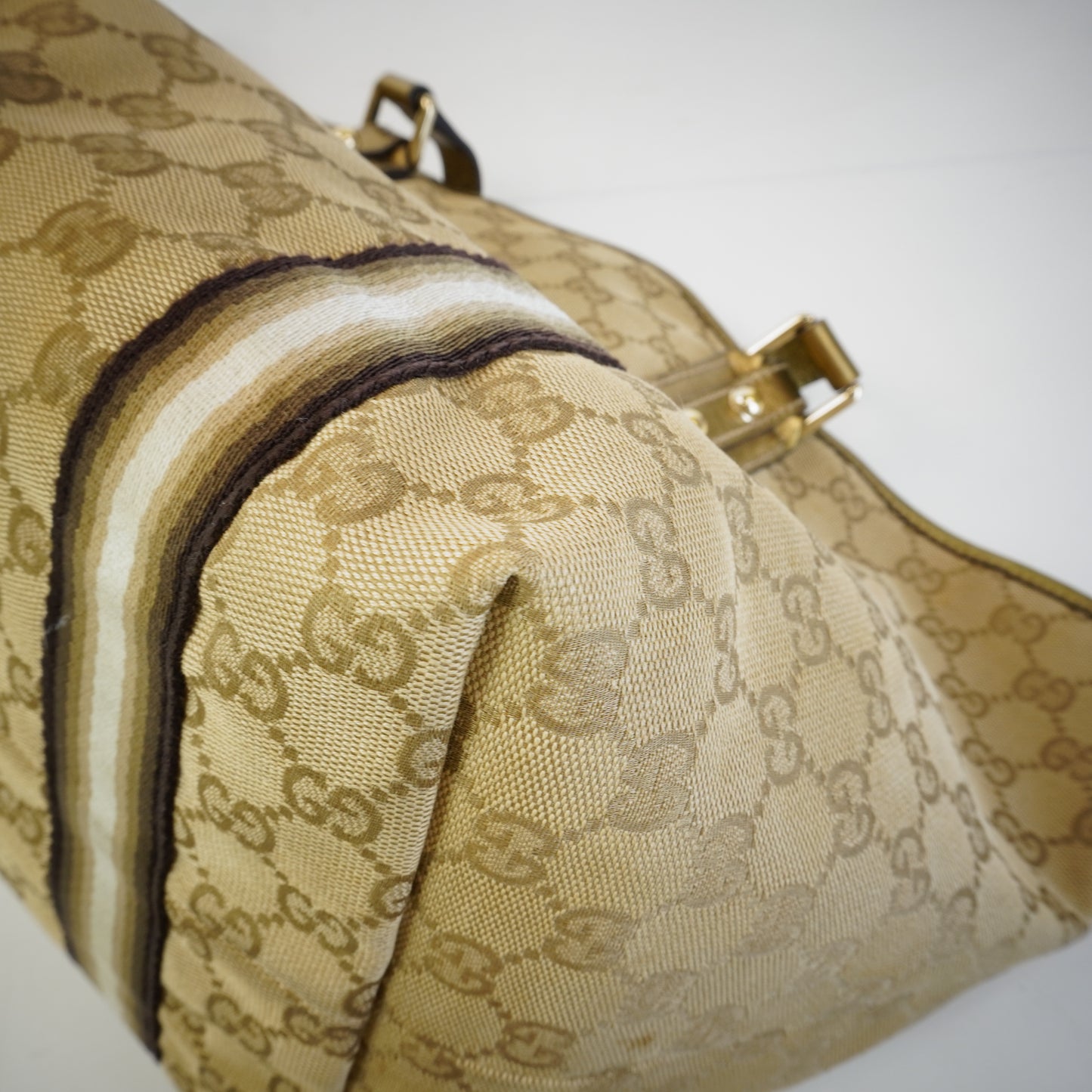 Gucci GG Canvas Jolicoeur Tote GHW Medium