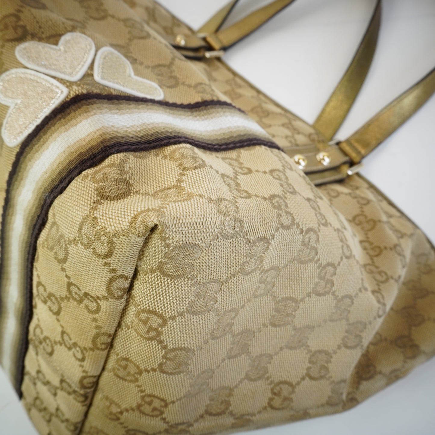 Gucci GG Canvas Jolicoeur Tote GHW Medium