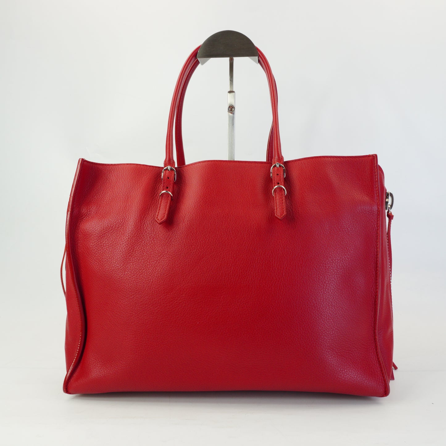 Balenciaga Papier A4 Red Tote Bag SHW Medium