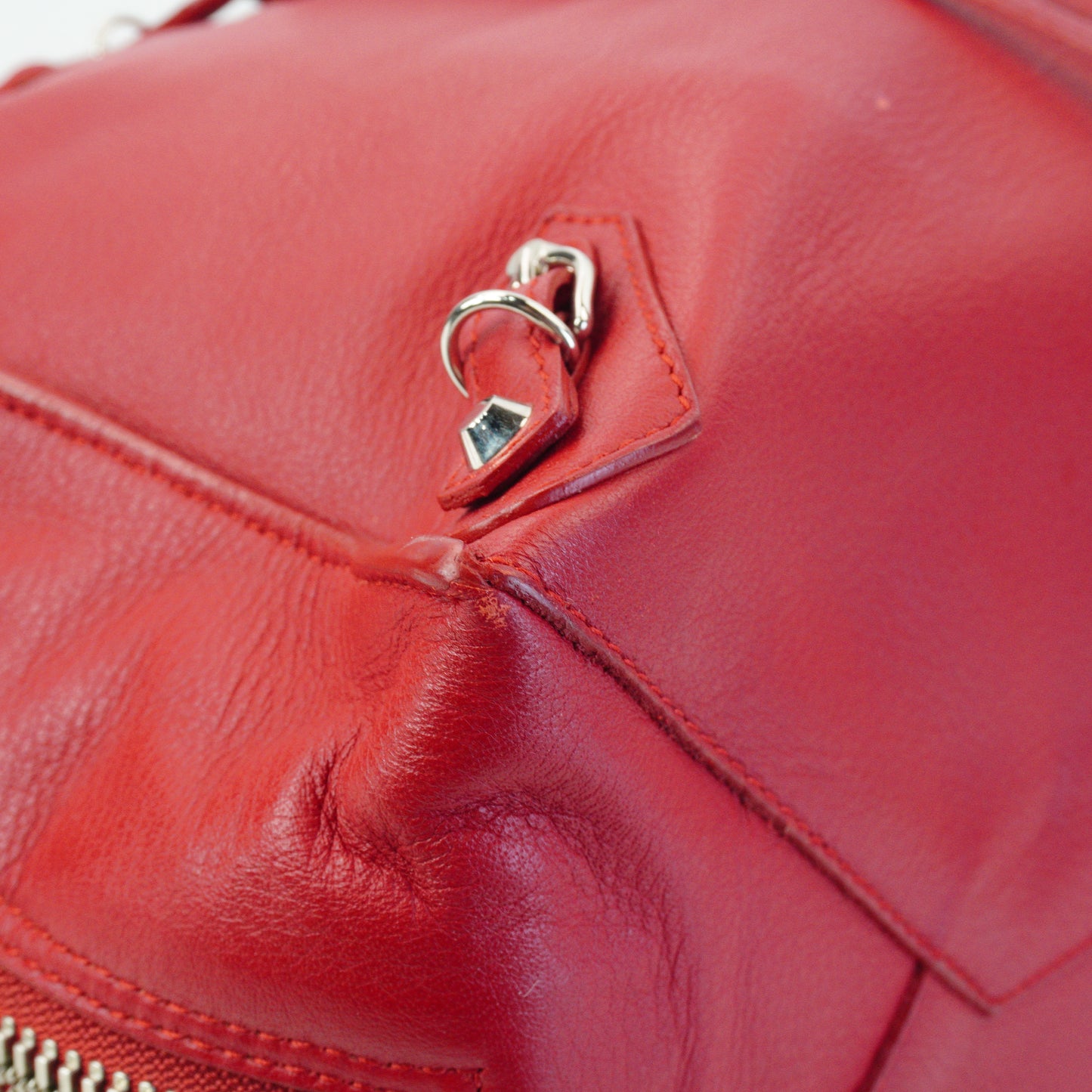 Balenciaga Papier A4 Red Tote Bag SHW Medium