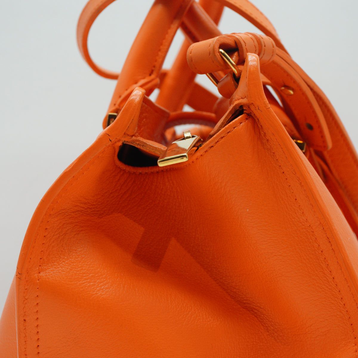 YSL	Class Y Cabas Large Orange GHW