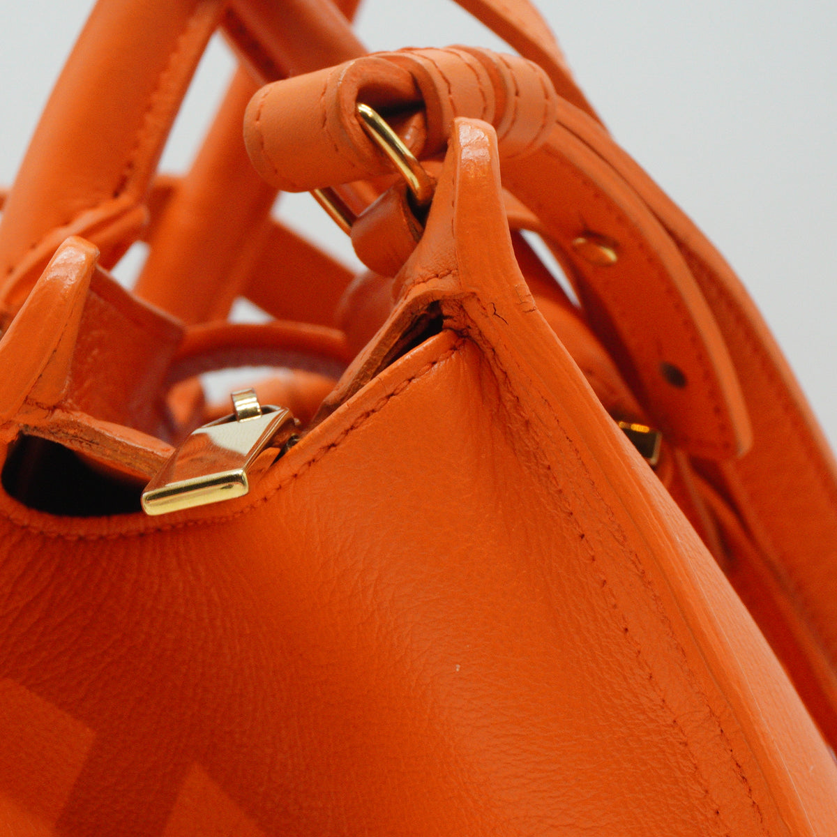 YSL	Class Y Cabas Large Orange GHW