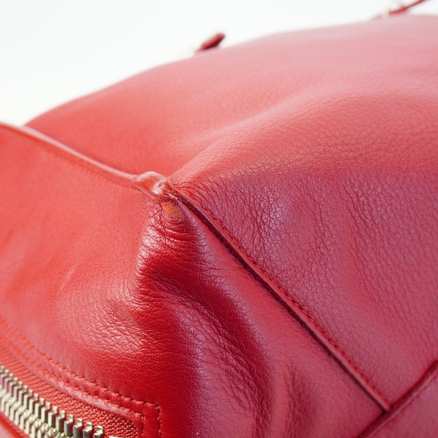 Balenciaga Papier A4 Red Tote Bag SHW Medium