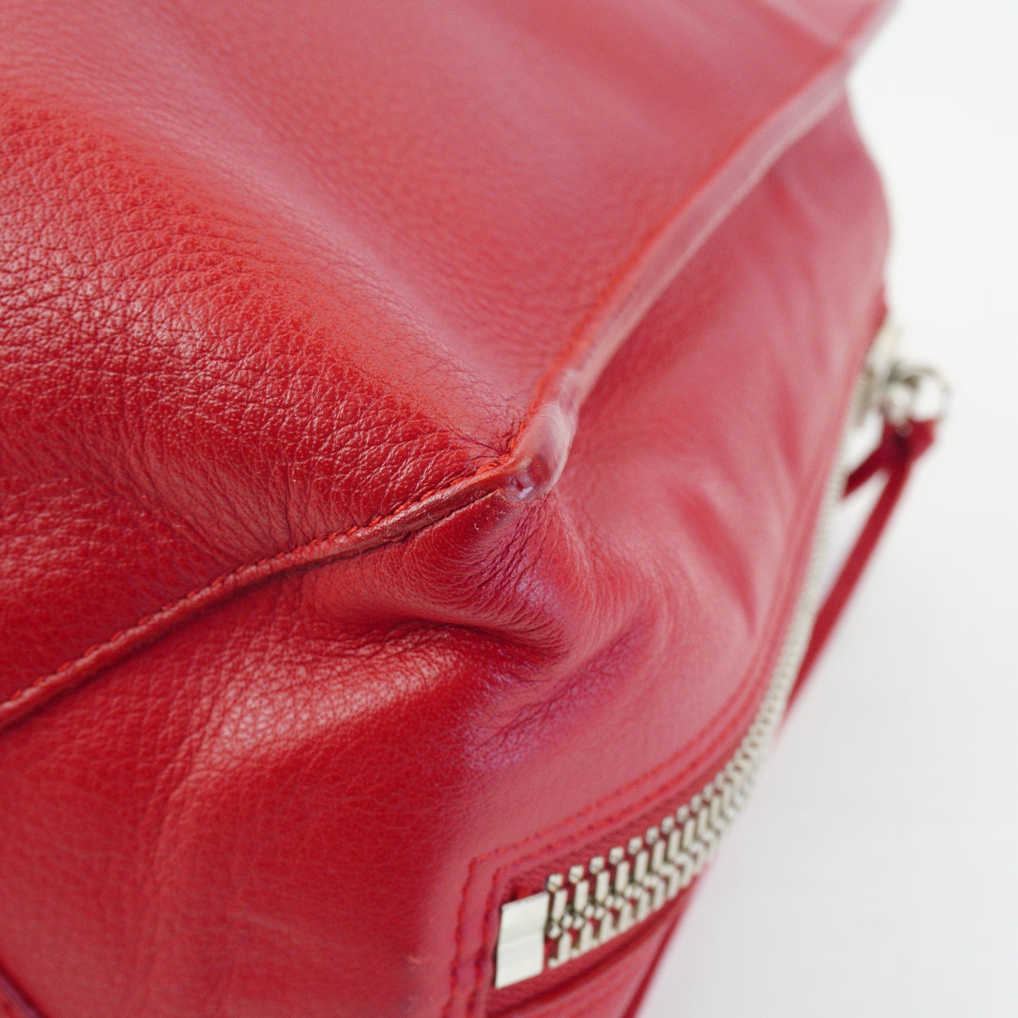 Balenciaga Papier A4 Red Tote Bag SHW Medium