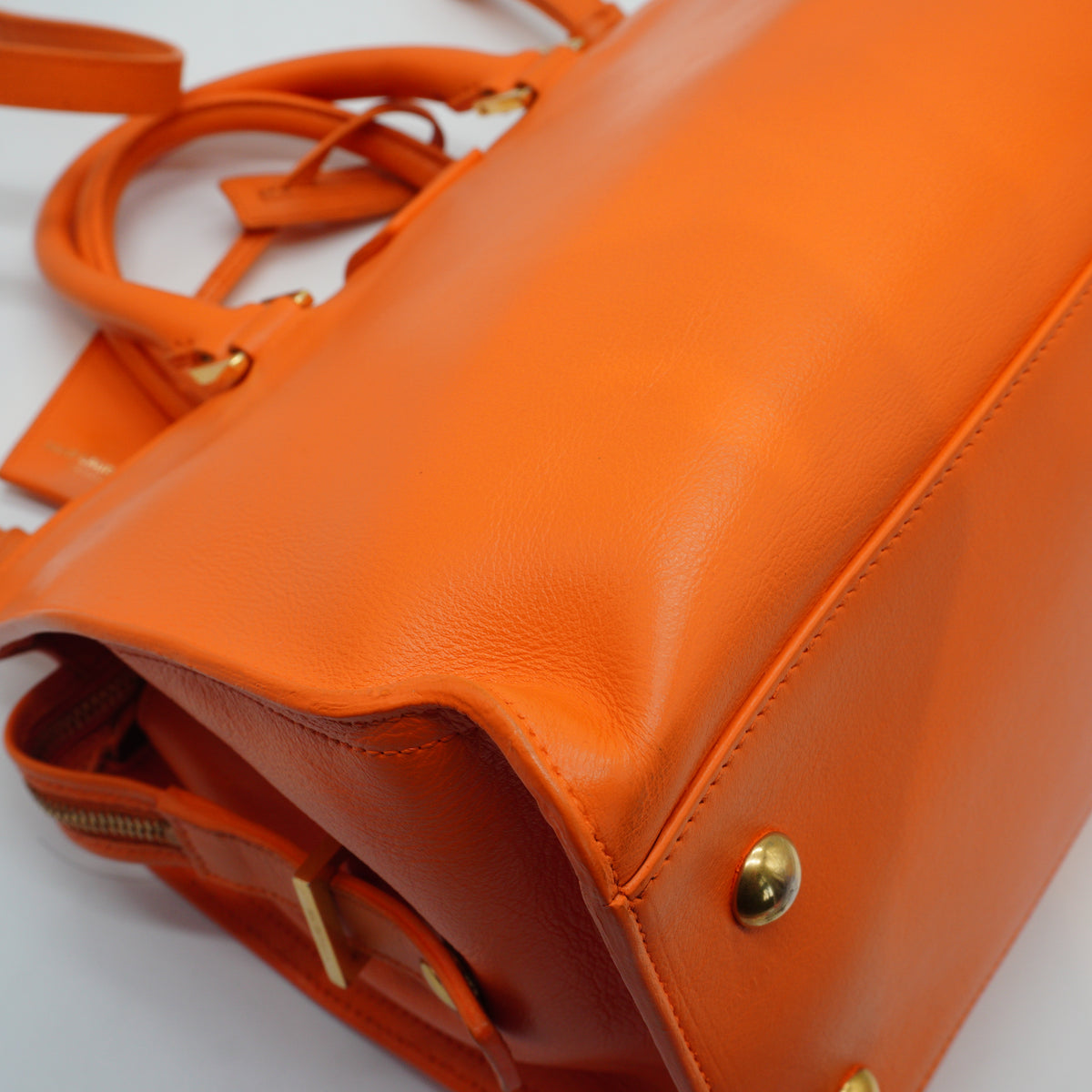 YSL	Class Y Cabas Large Orange GHW