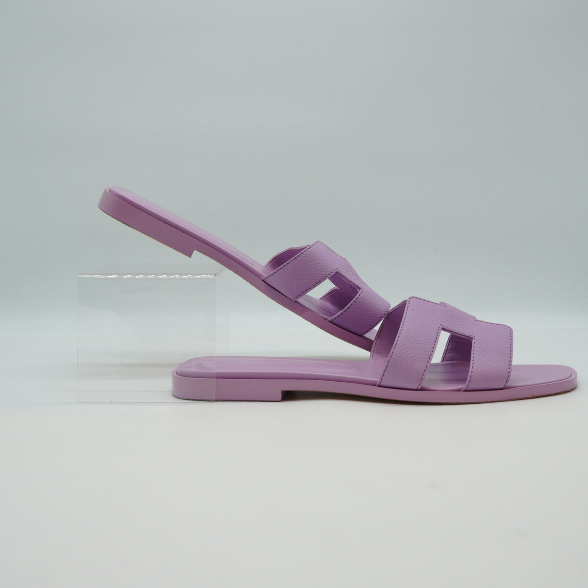 Hermes Oran Sandals size 38 Levender