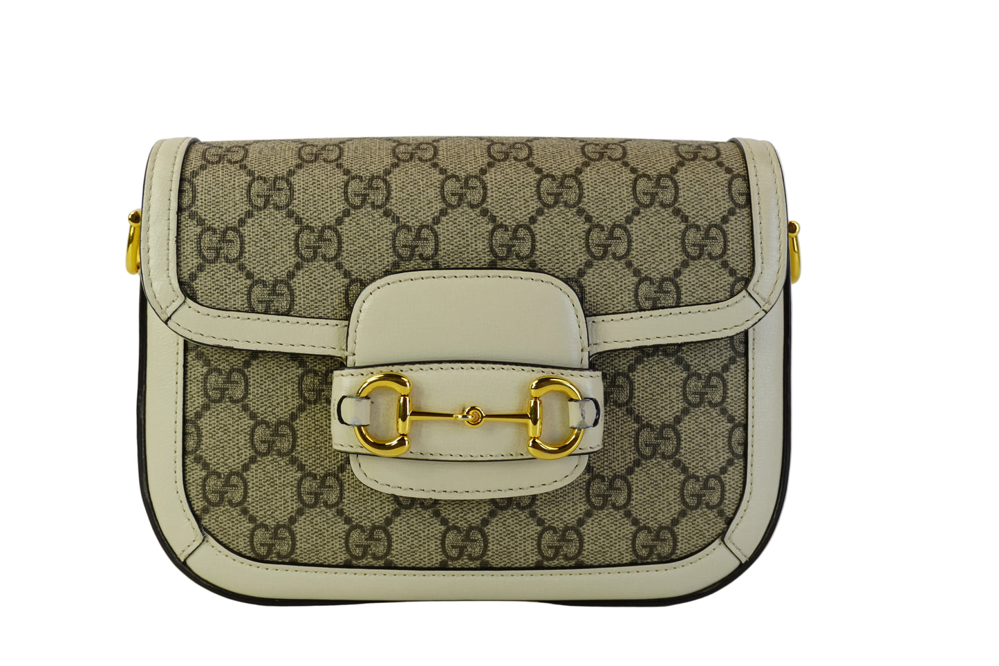 Gucci Horsebit 1955 Mini White GHW