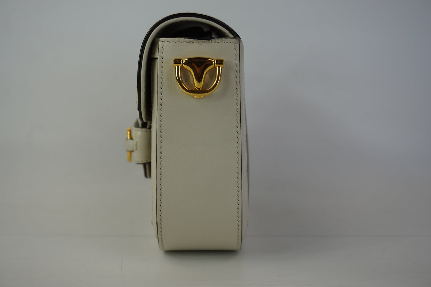 Gucci Horsebit 1955 Mini White GHW