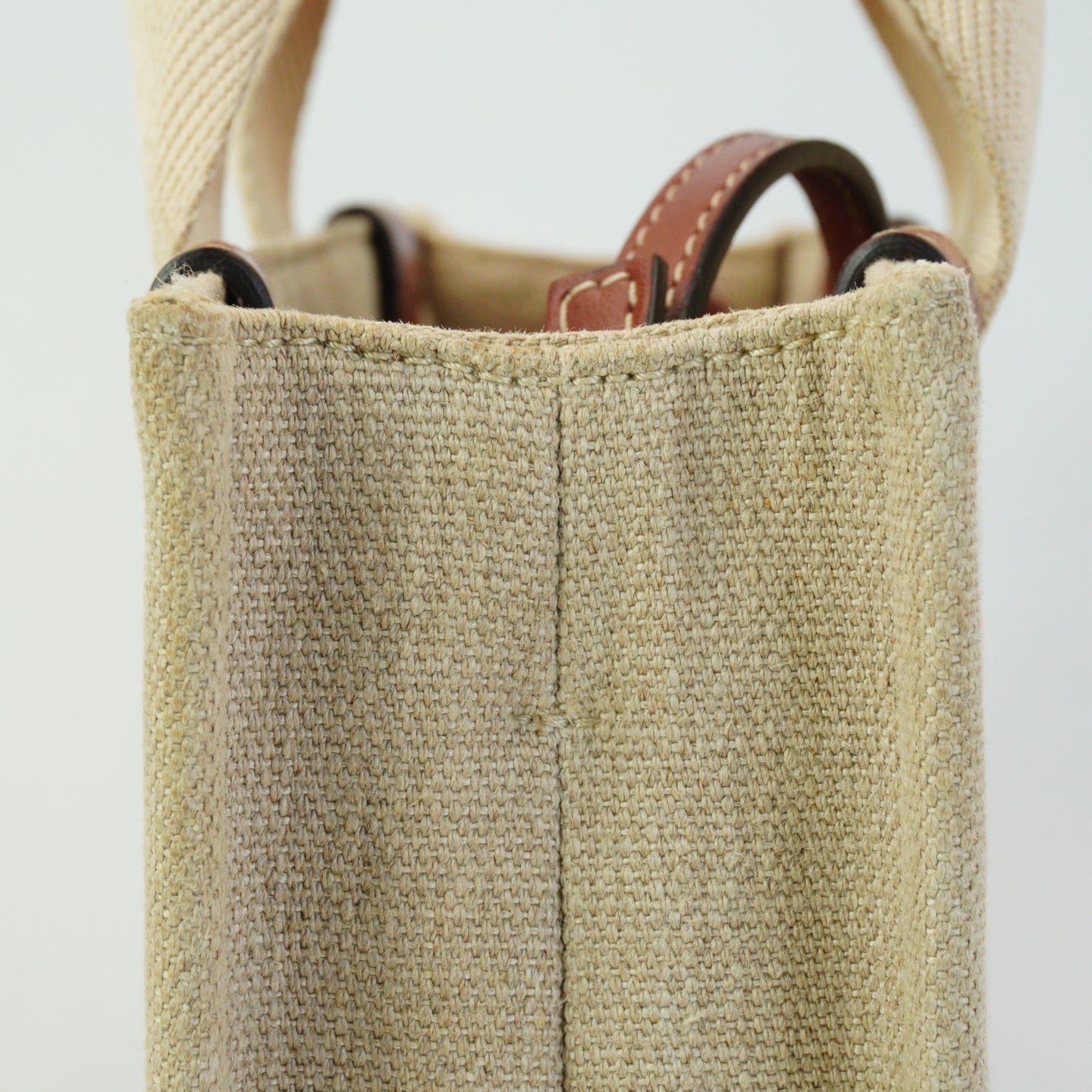 Chloe Woody Tote Beige GHW Small