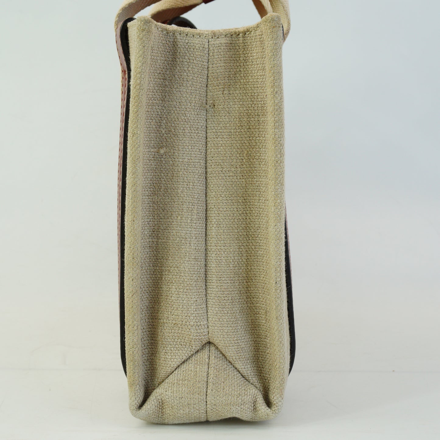 Chloe Woody Tote Beige GHW Small