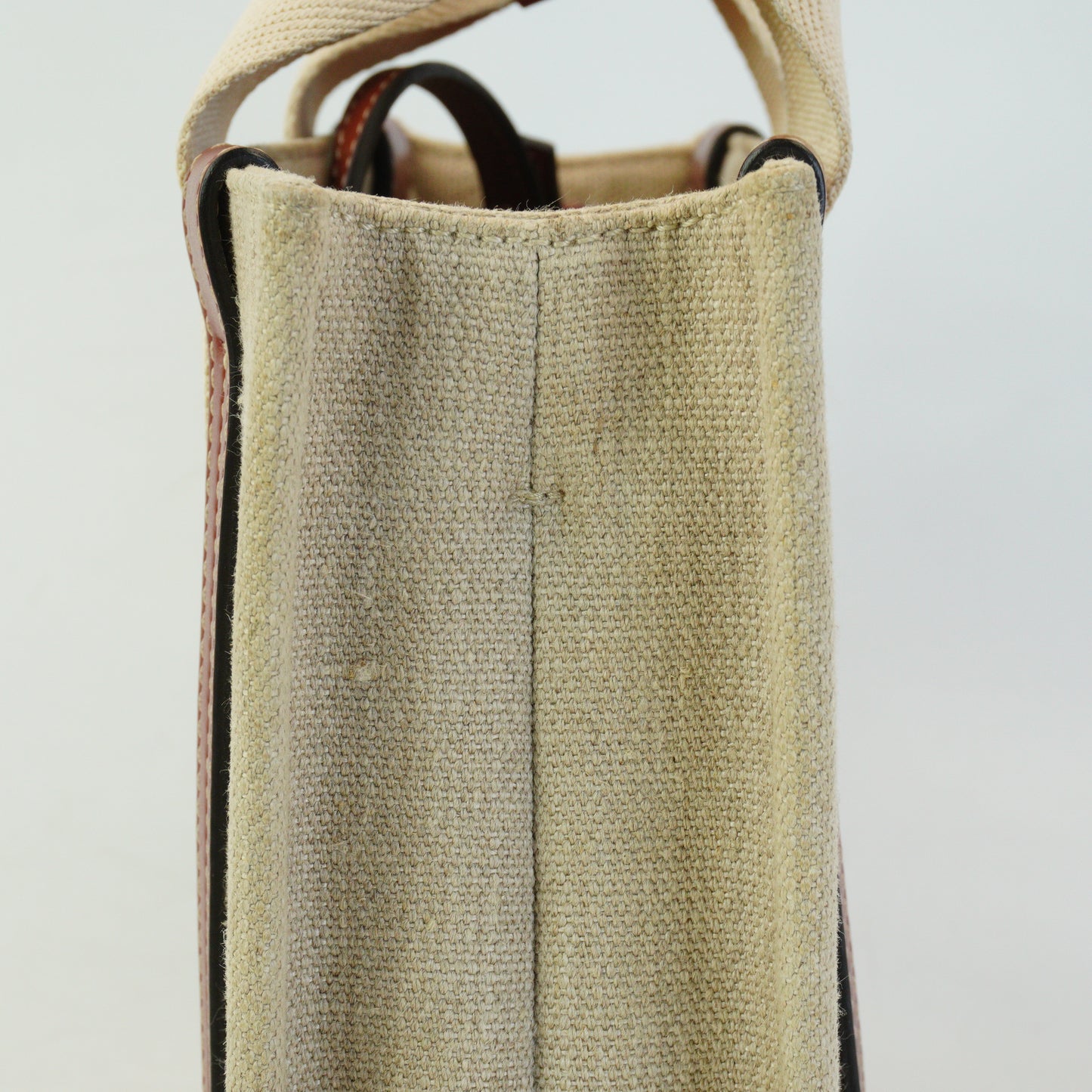 Chloe Woody Tote Beige GHW Small
