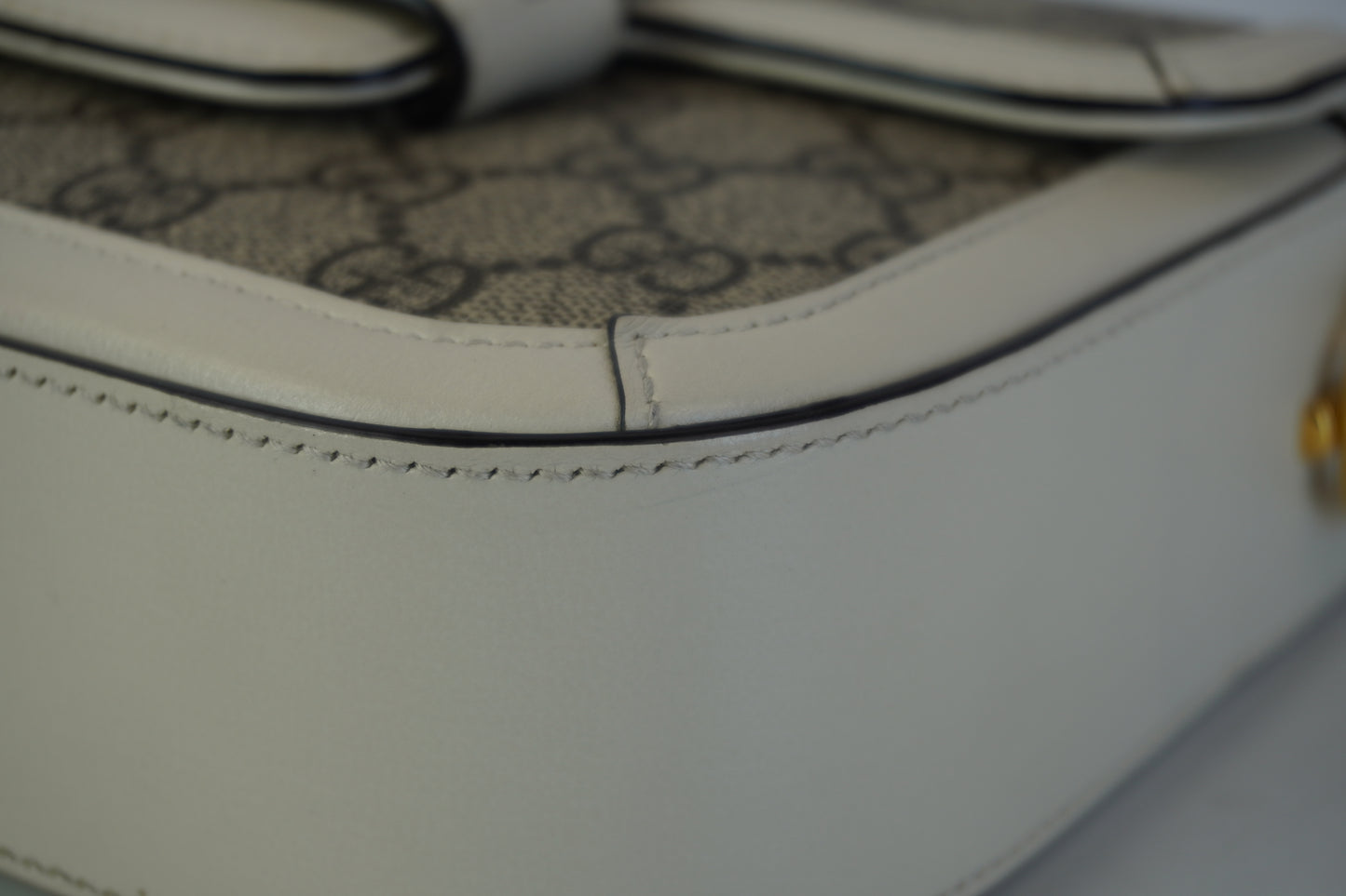 Gucci Horsebit 1955 Mini White GHW