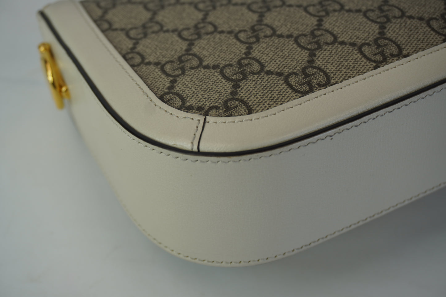 Gucci Horsebit 1955 Mini White GHW