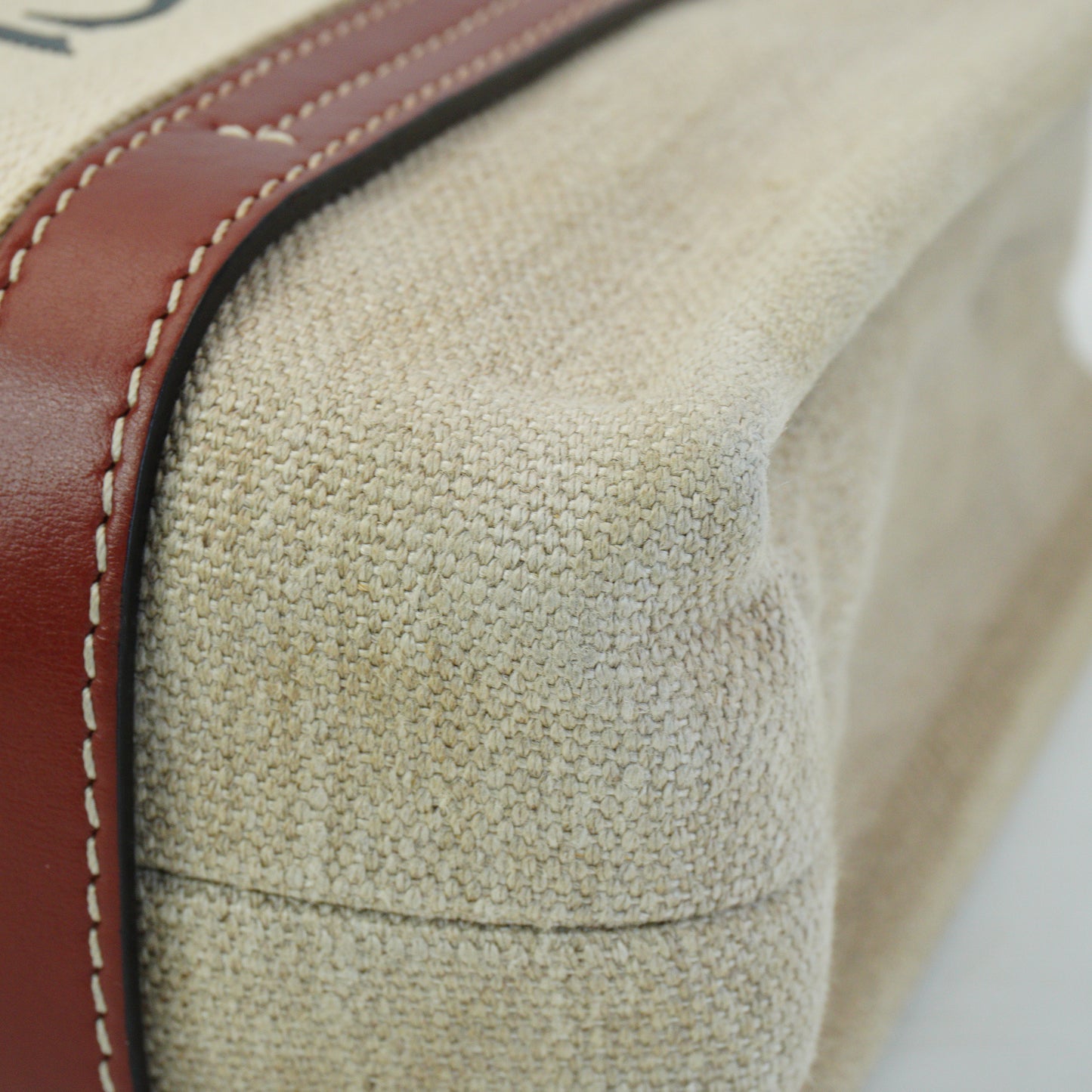 Chloe Woody Tote Beige GHW Small