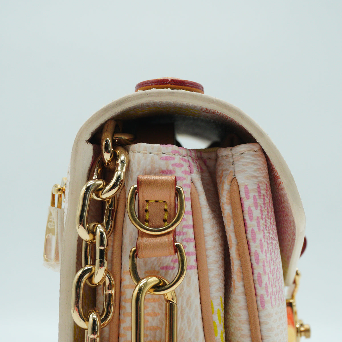 Louis Vuitton	Damierlicious Giant Pochette Metis East West bag Pastel Color Small GHW