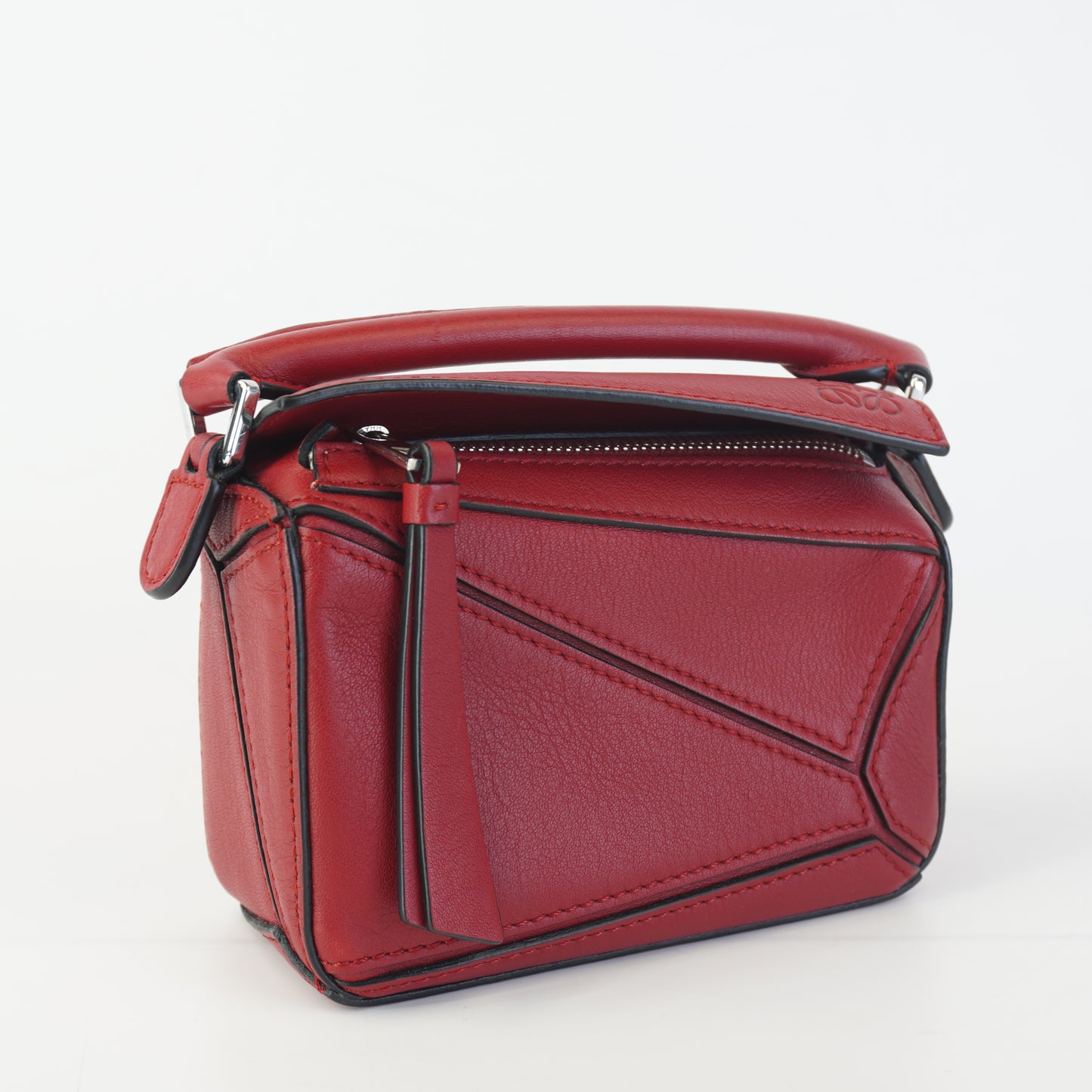 Loewe Puzzle Nano Bag Red