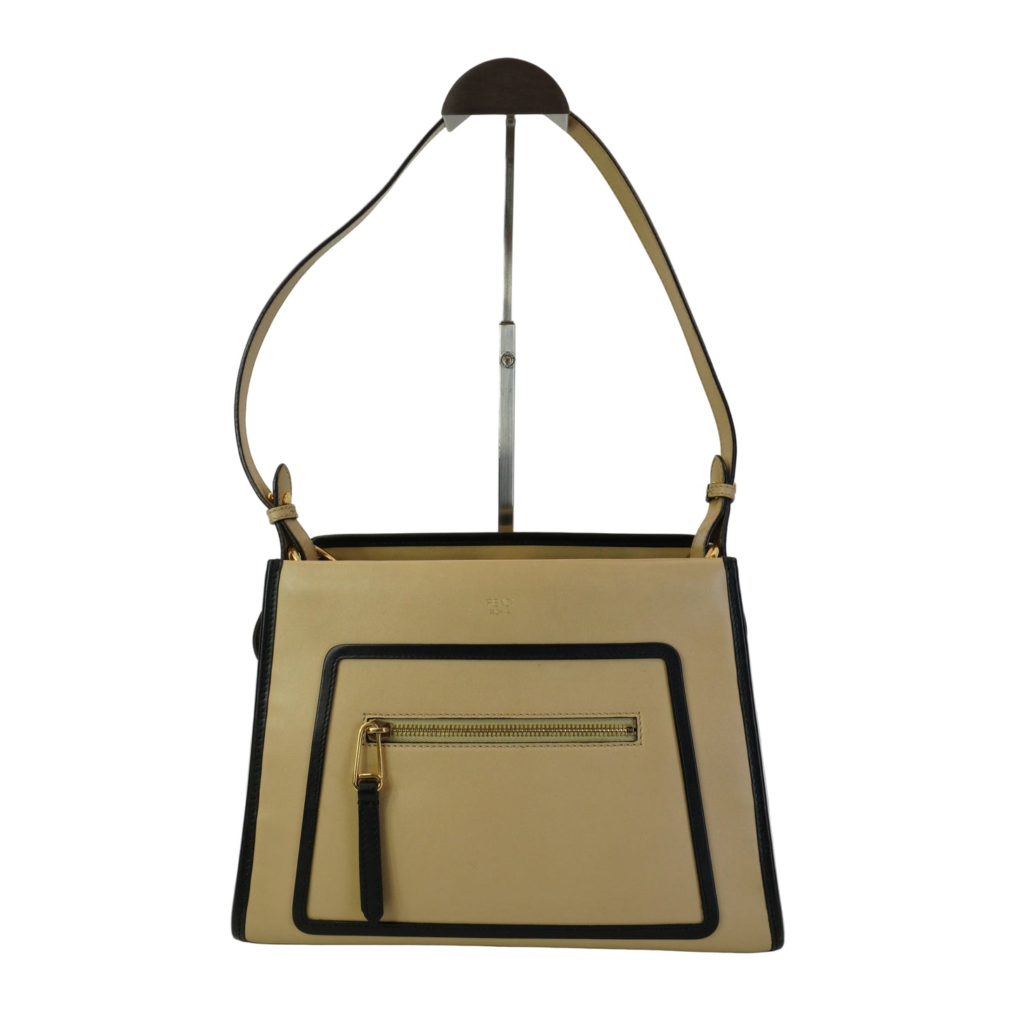 Fendi Runaway Tote Beige GHW Medium