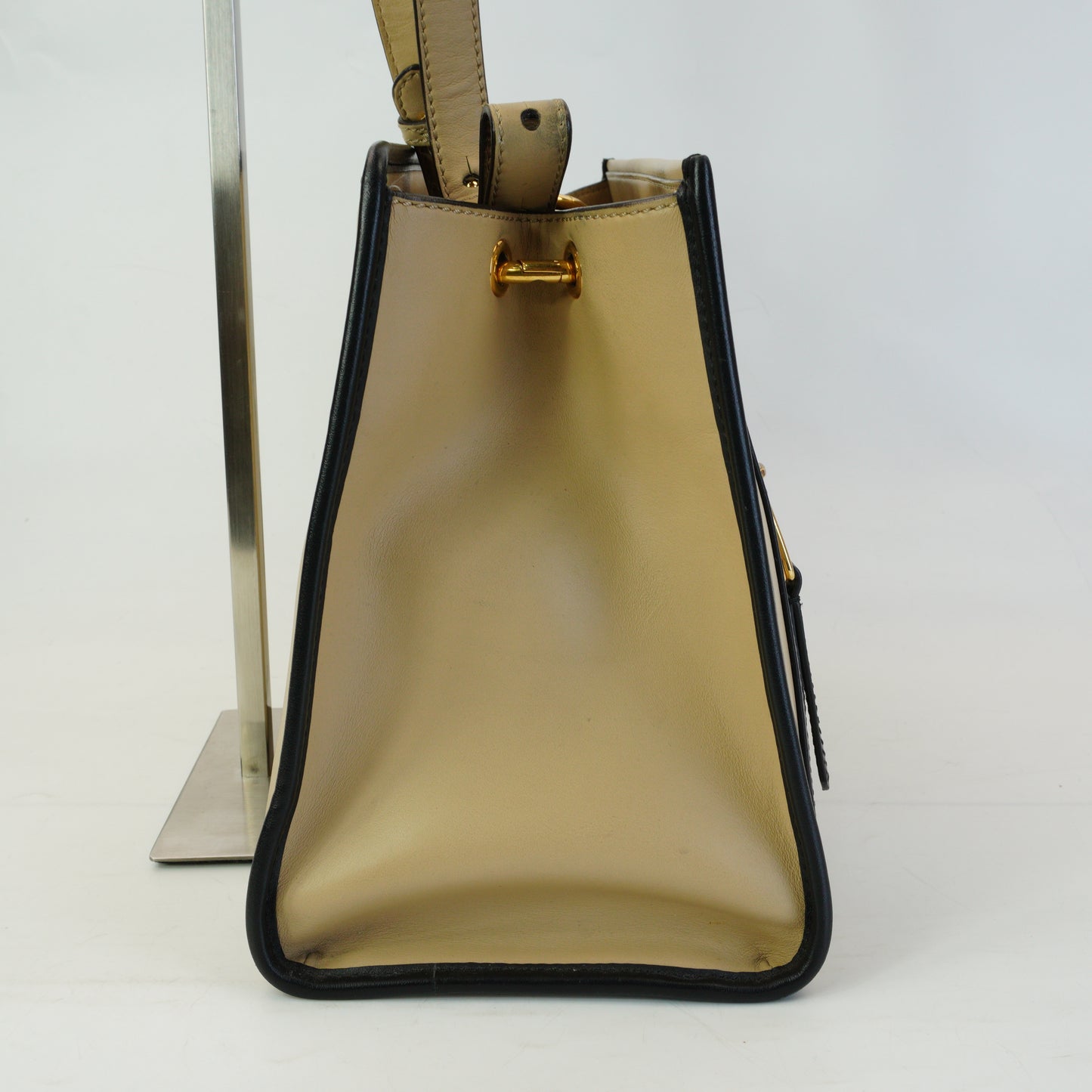 Fendi Runaway Tote Beige GHW Medium