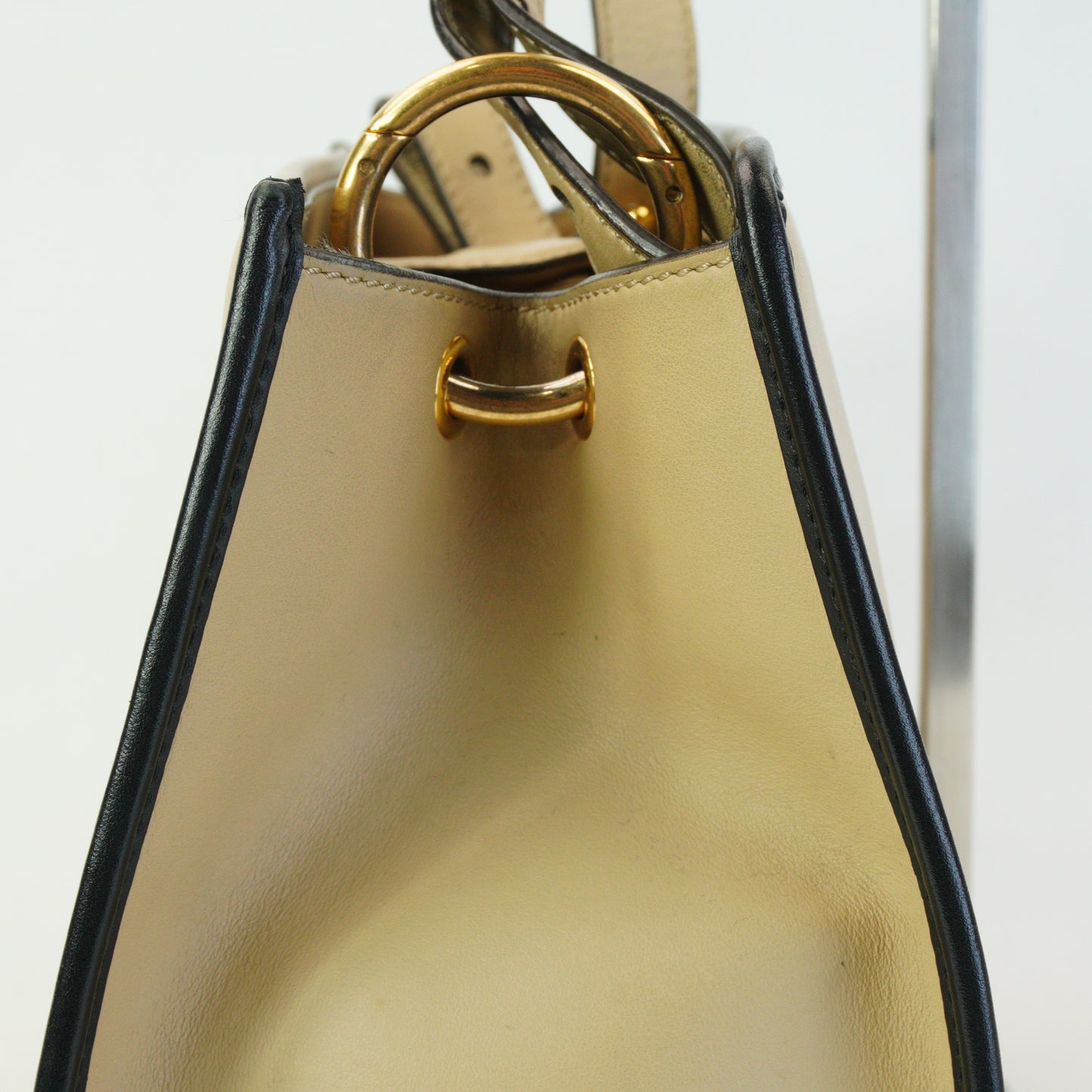 Fendi Runaway Tote Beige GHW Medium