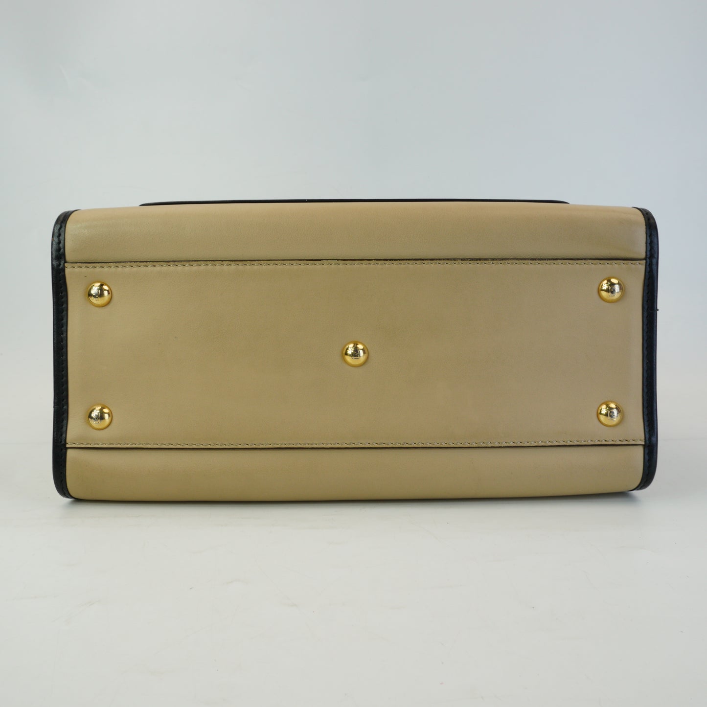 Fendi Runaway Tote Beige GHW Medium