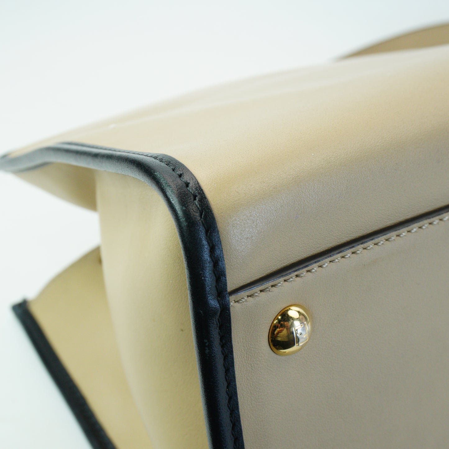 Fendi Runaway Tote Beige GHW Medium
