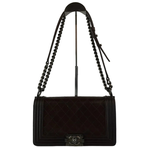 Chanel BOY GUNMETAL