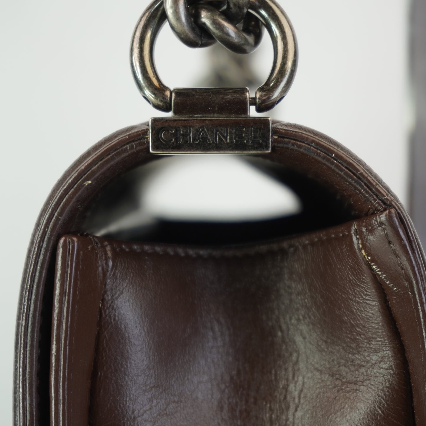 Chanel BOY GUNMETAL