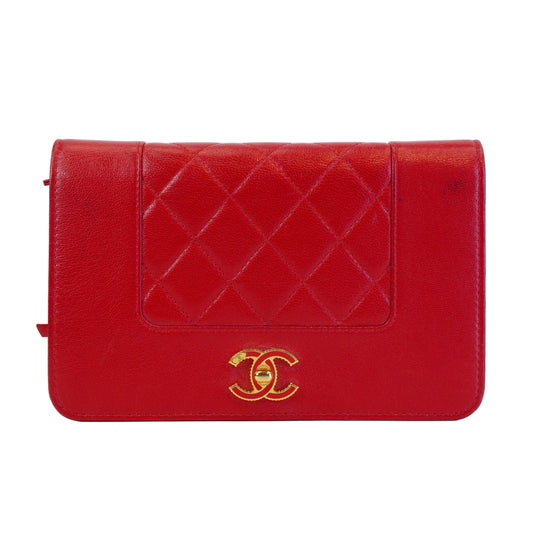 Chanel Mademoiselle Vintage WOC GHW Small