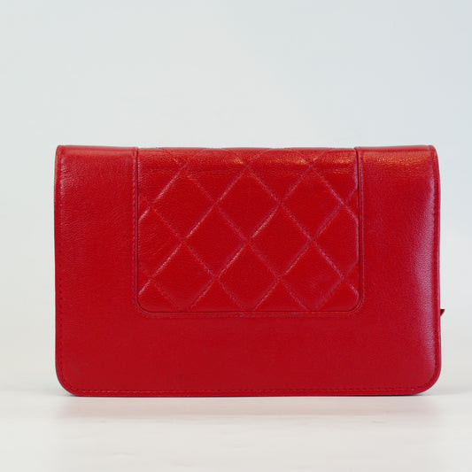Chanel Mademoiselle Vintage WOC GHW Small