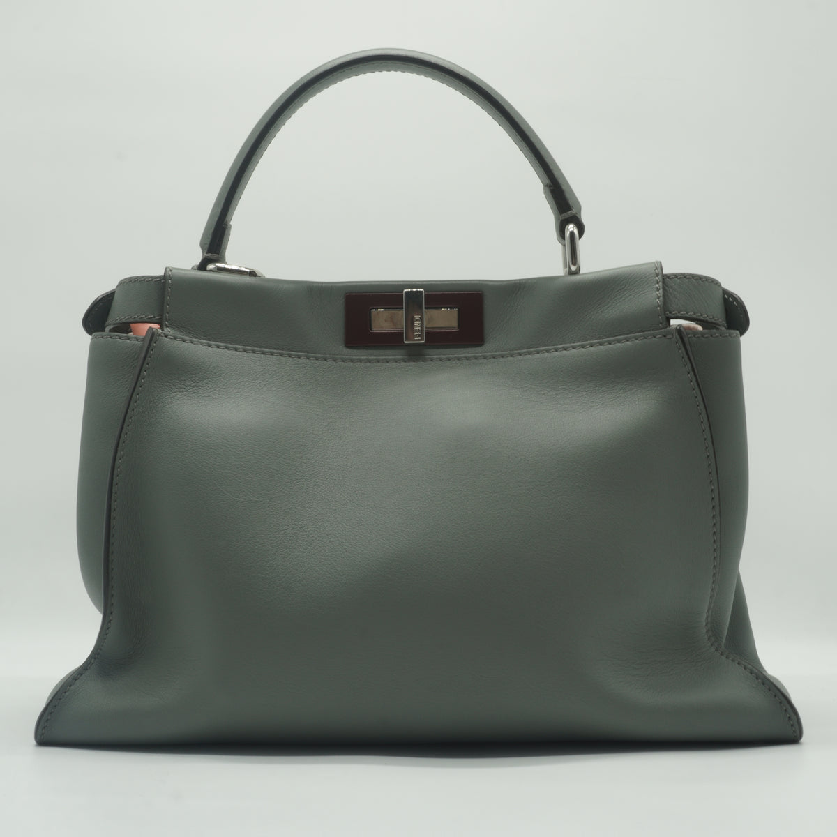 Fendi	Peekaboo handbag Medium Grey SHW