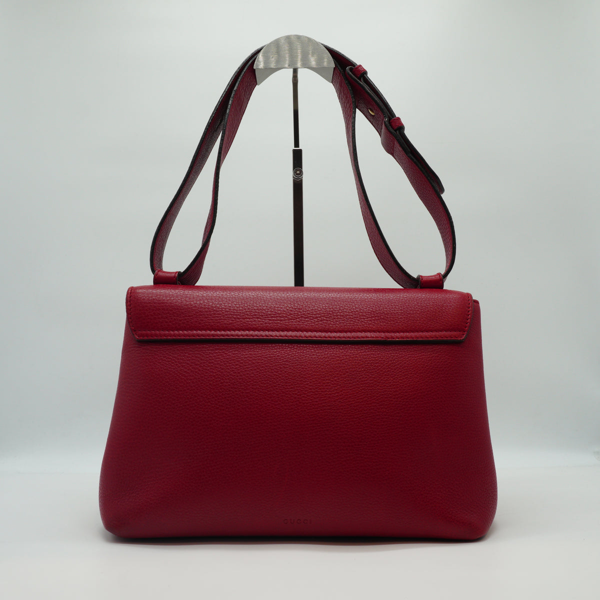 Gucci GG Marmont Red shoulder bag Medium GHW