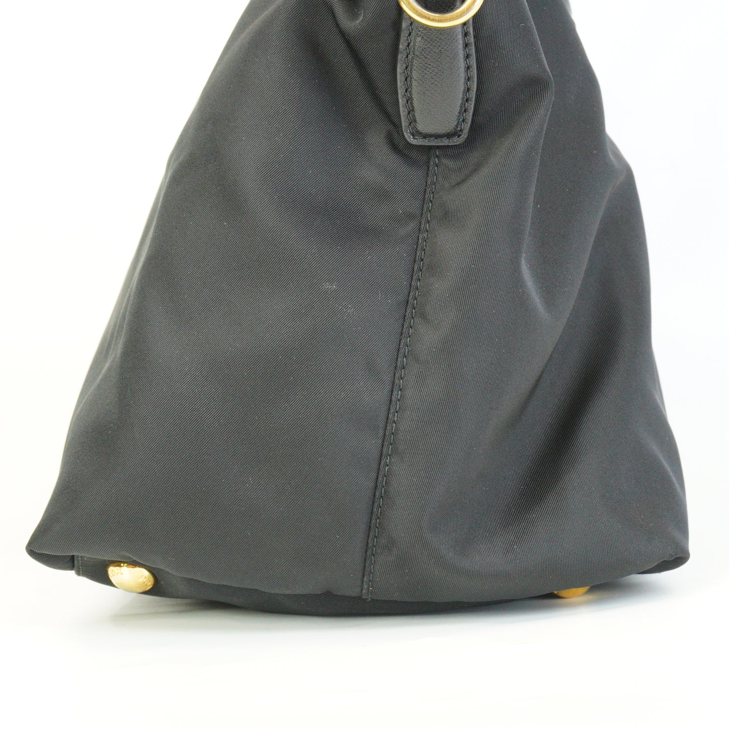Prada Tessuto Nylon Saffiano Small Black GHW
