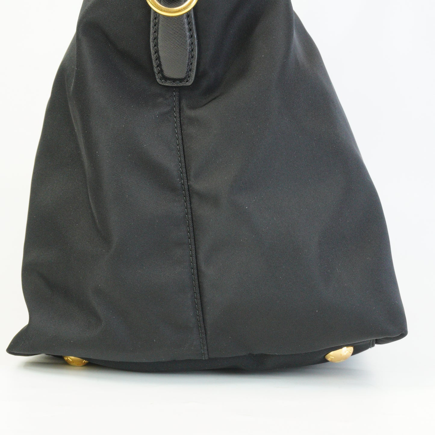 Prada Tessuto Nylon Saffiano Small Black GHW