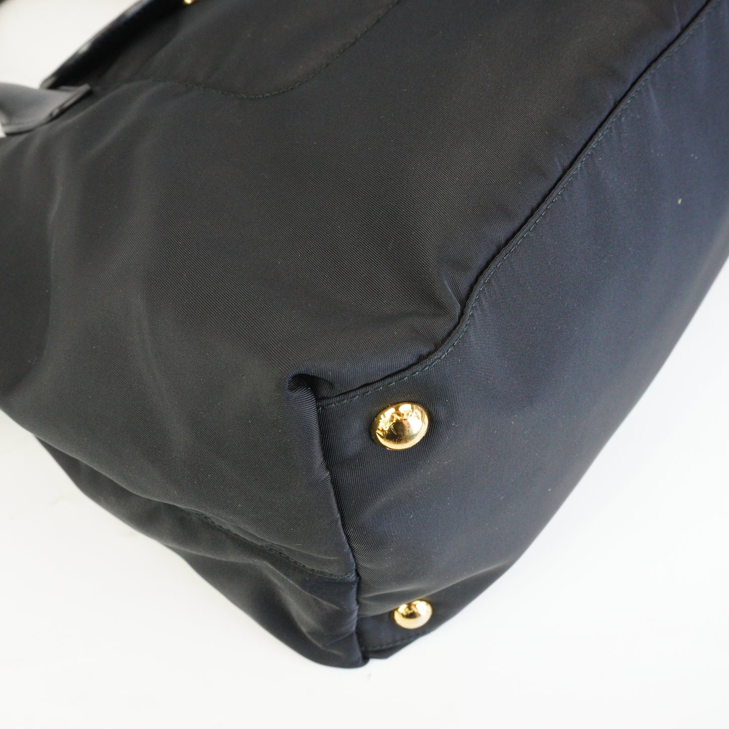 Prada Tessuto Nylon Saffiano Small Black GHW