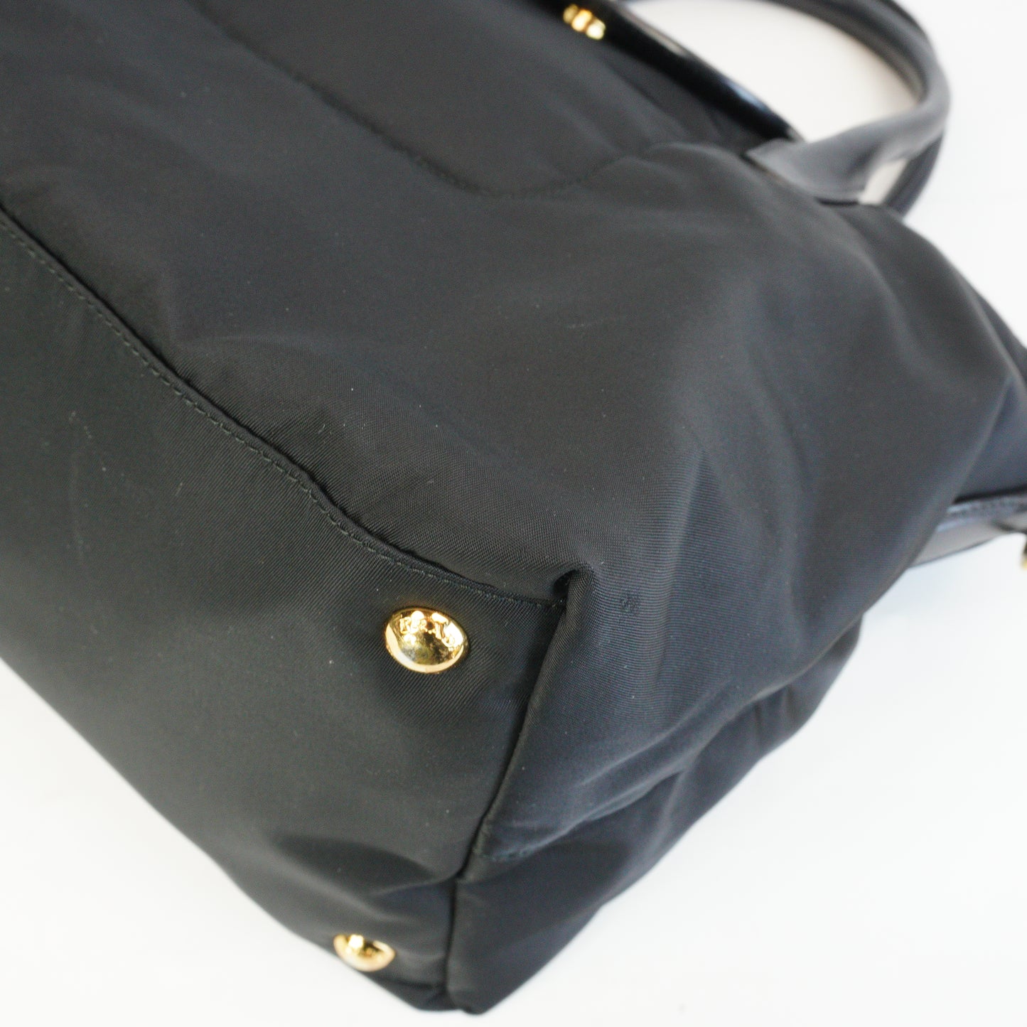 Prada Tessuto Nylon Saffiano Small Black GHW