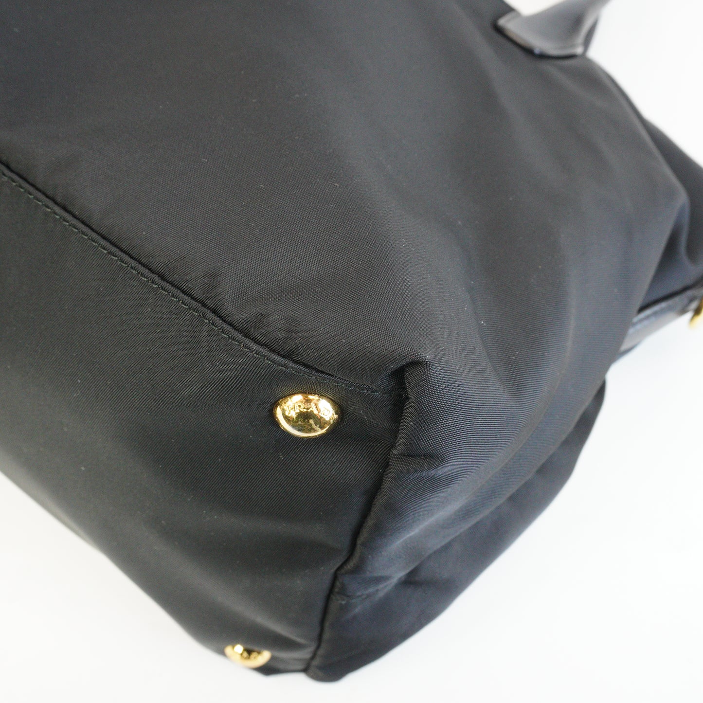 Prada Tessuto Nylon Saffiano Small Black GHW