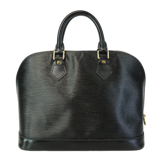 Louis Vuitton Alma PM Epi Black