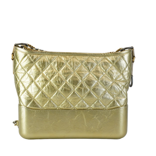 Chanel Gabrielle Hobo Bag Medium Gold