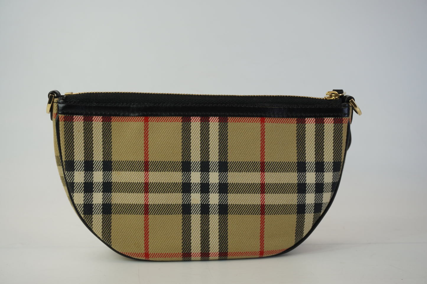 Burberry	Vintage Check Olympia Shoulder Bag  GHW Small