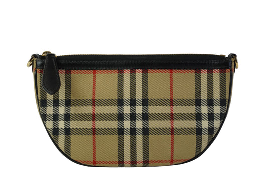 Burberry	Vintage Check Olympia Shoulder Bag  GHW Small