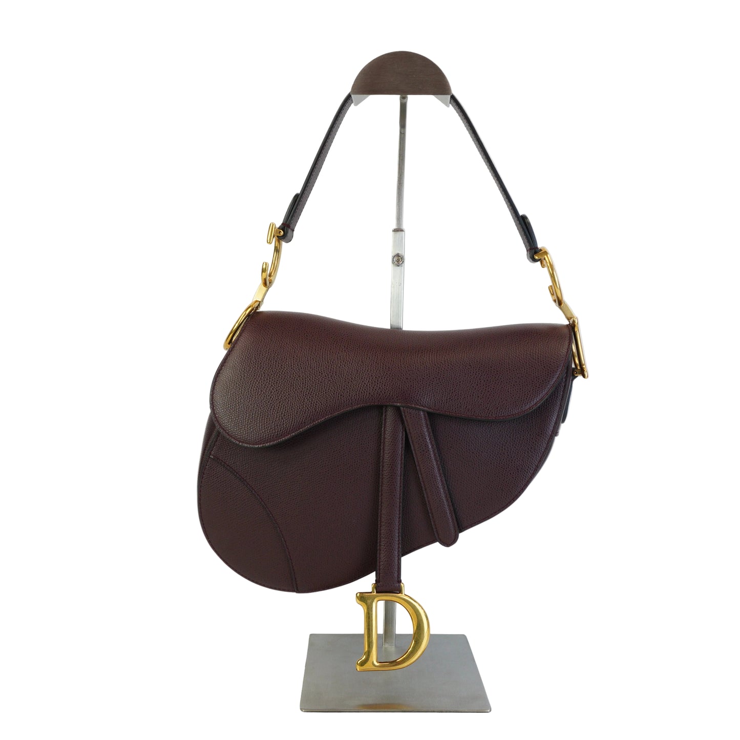 Dior	Saddle Medium Dark Brown GHW