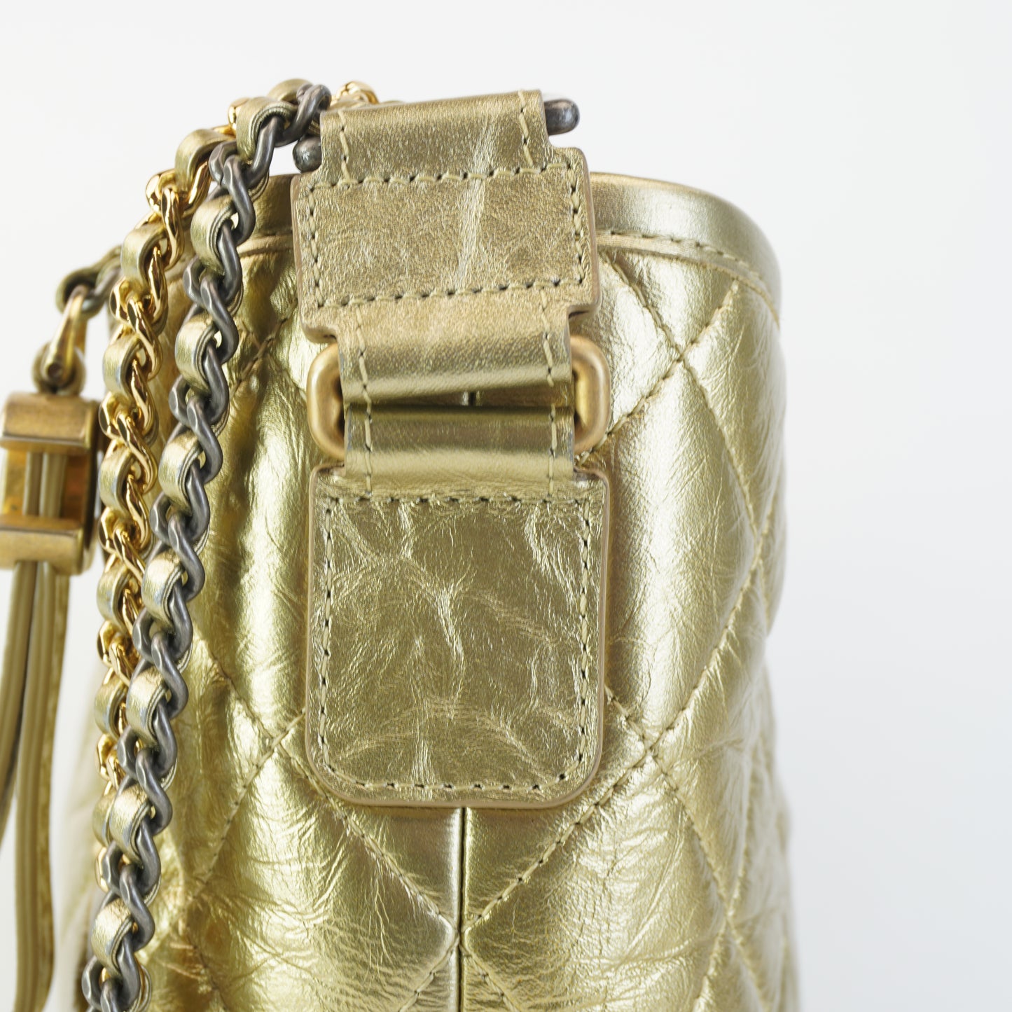 Chanel Gabrielle Hobo Bag Medium Gold