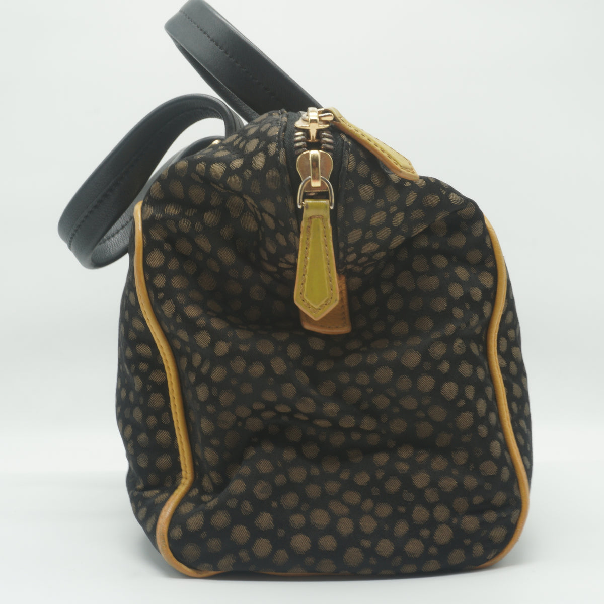 Fendi	Chameleon handbag brown pebble-patterned Medium GHW