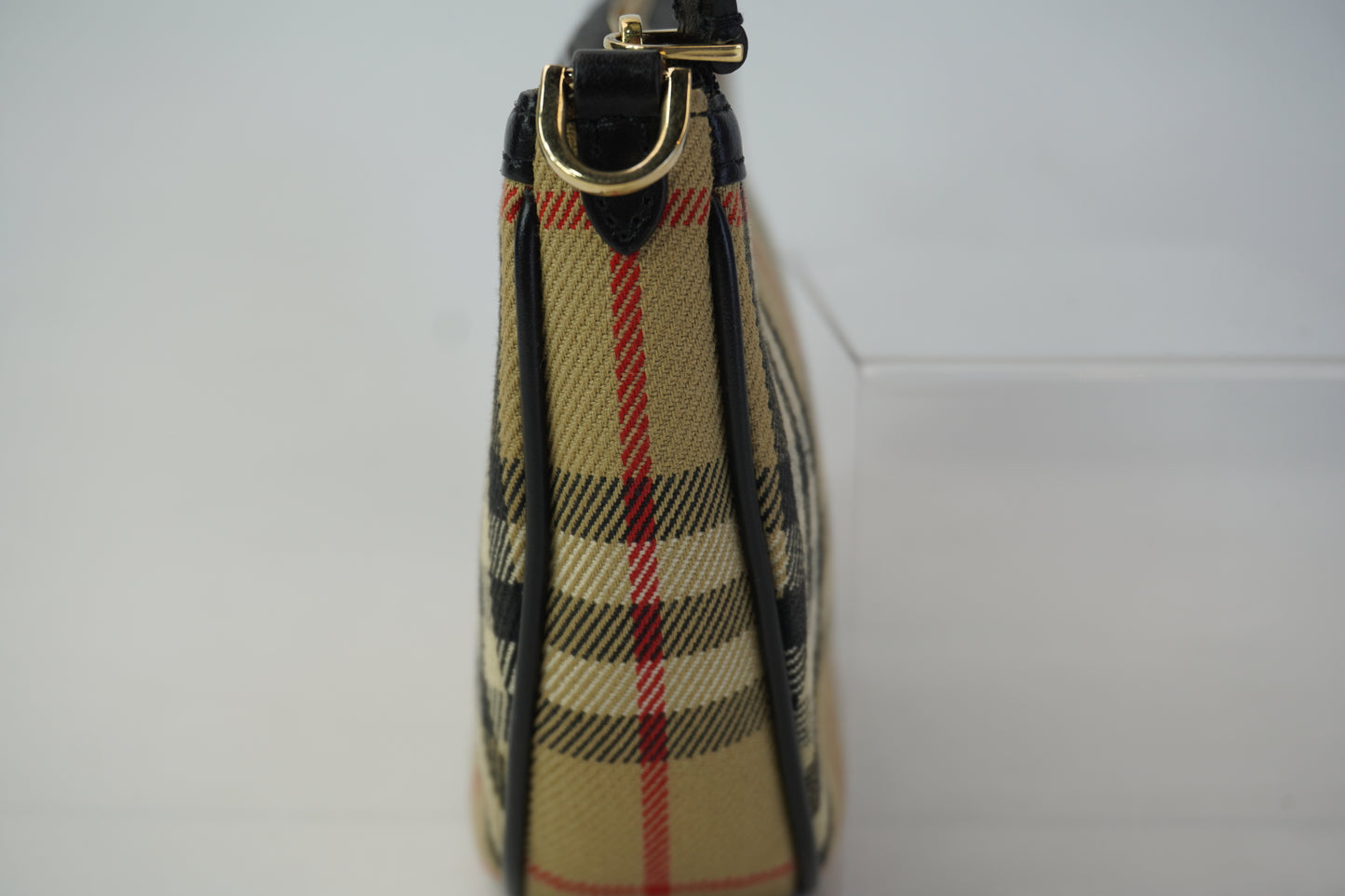Burberry	Vintage Check Olympia Shoulder Bag  GHW Small
