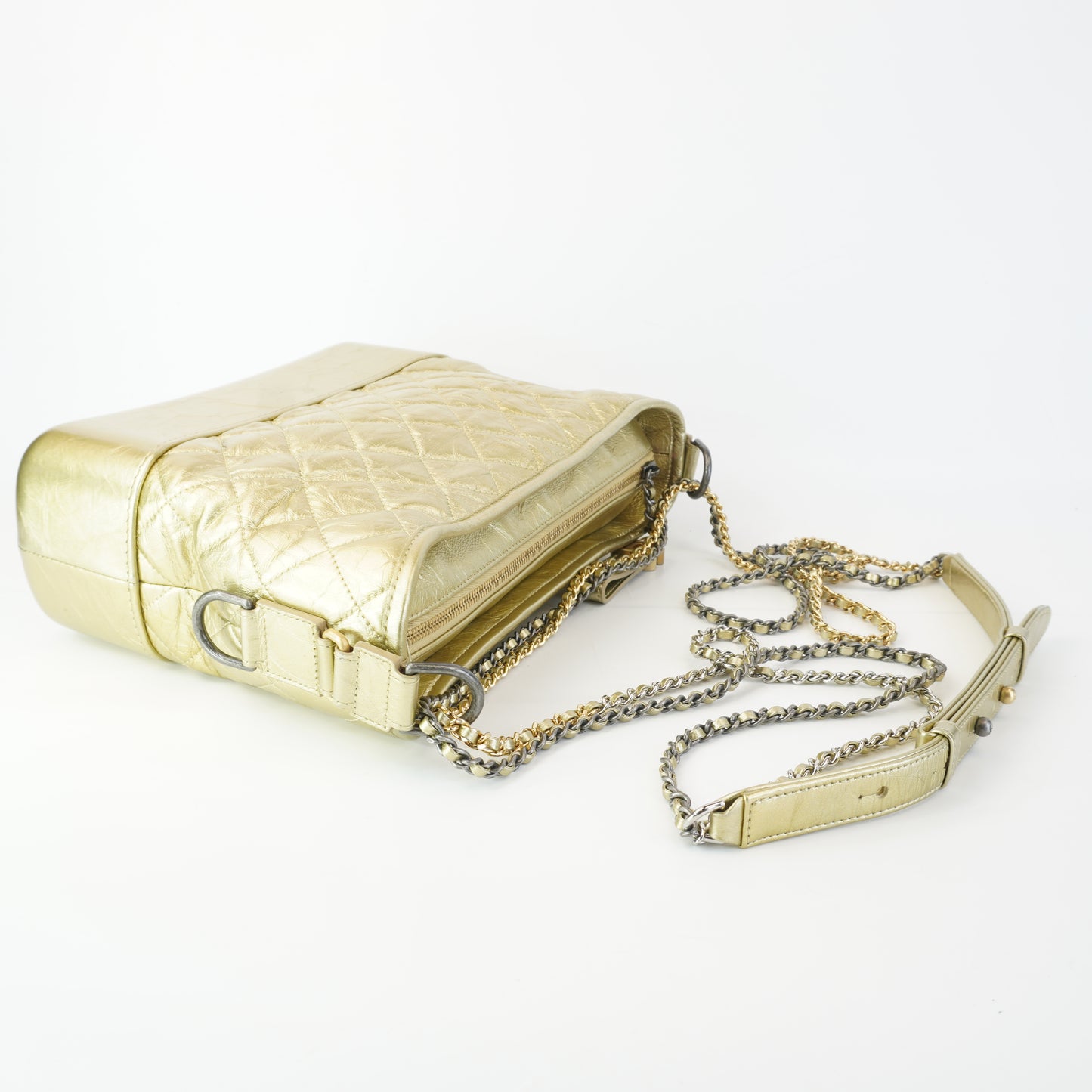 Chanel Gabrielle Hobo Bag Medium Gold