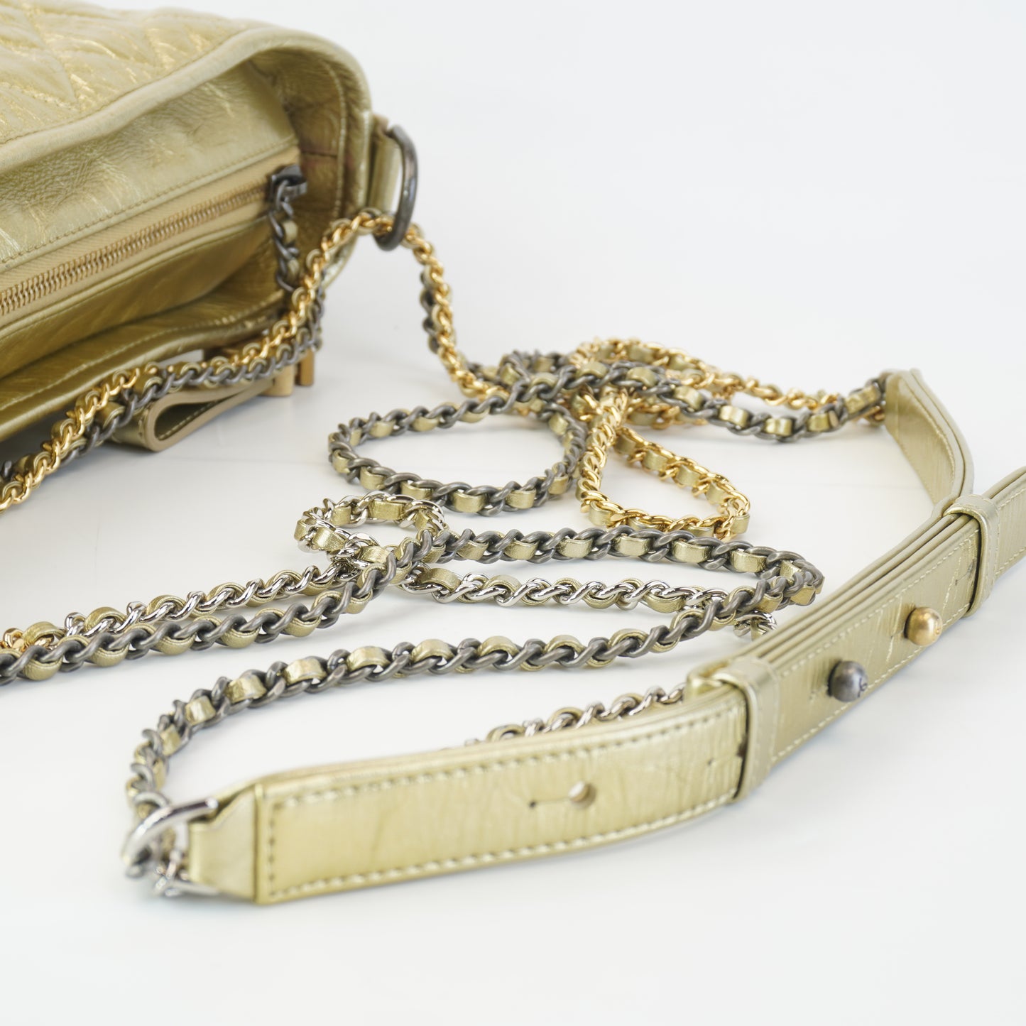 Chanel Gabrielle Hobo Bag Medium Gold
