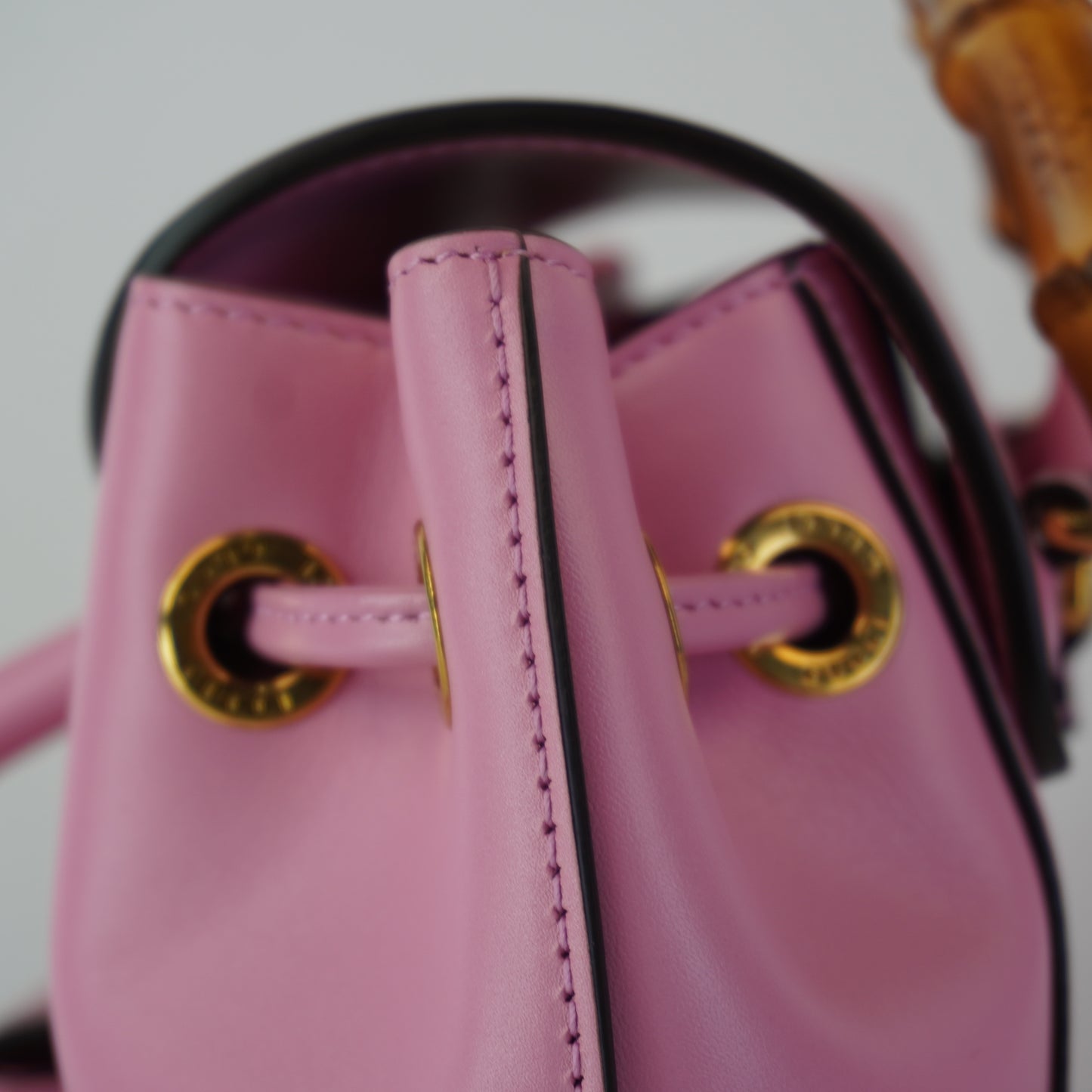 Gucci Small Bamboo Backpack Pink