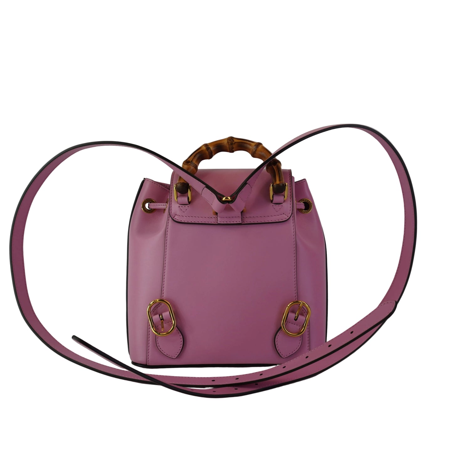 Gucci Small Bamboo Backpack Pink