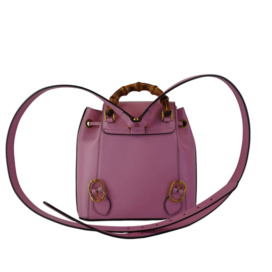 Gucci Small Bamboo Backpack Pink